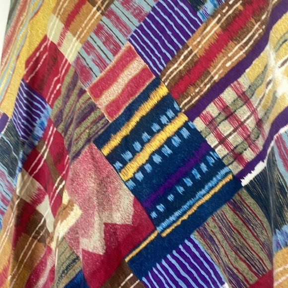 Handmade vintage long Boho skirt.  Hippie.  Festival. Instagram. - Picture 2 of 3